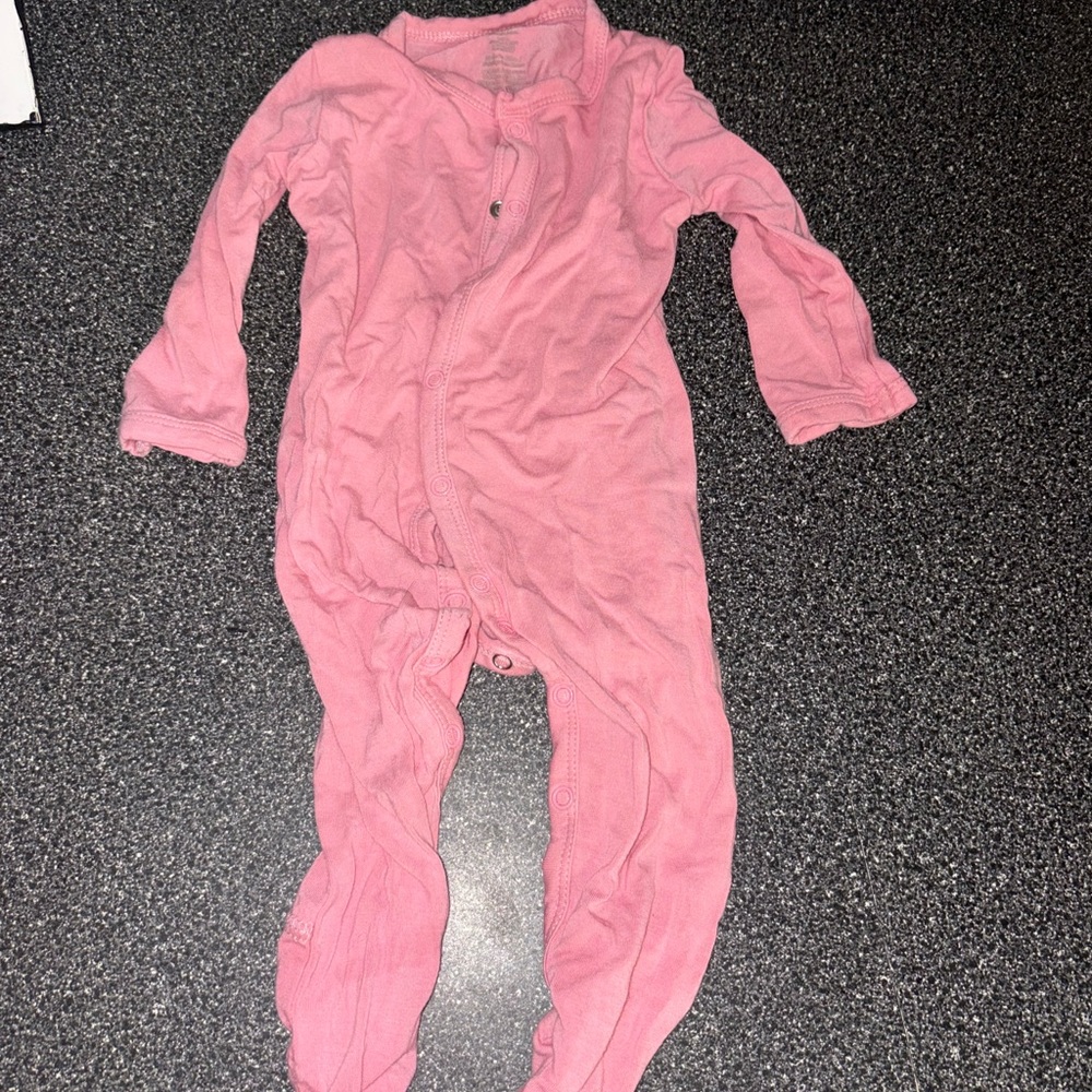 Kyte BABY Pink Footies Pajamas